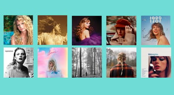 All 10 Taylor Swift album covers
